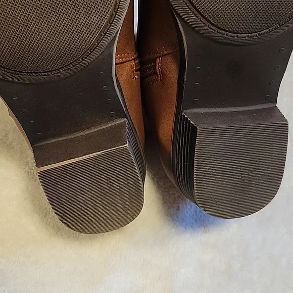 Nautica ALARA Brown Ankle Boots with Side Zipper and Low Heel, NEW - Picture 10 of 11